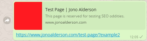 Test page Jono